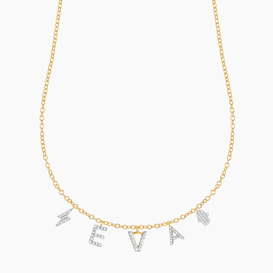 Name + Charms Necklace