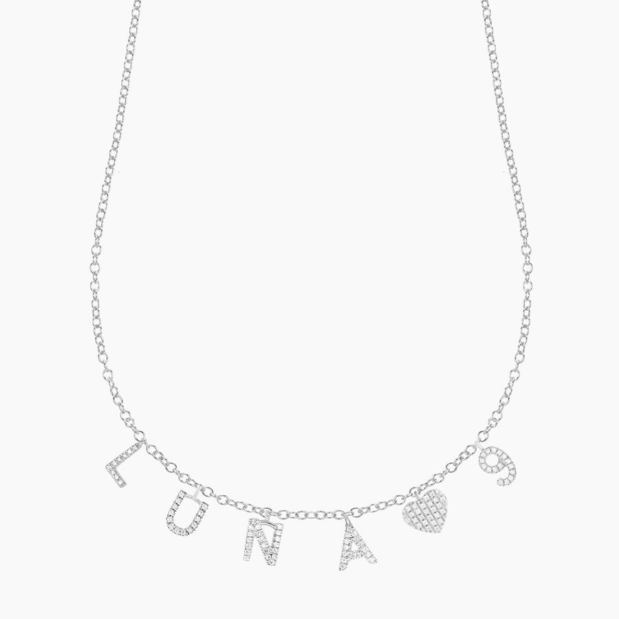 Name + Charms Necklace