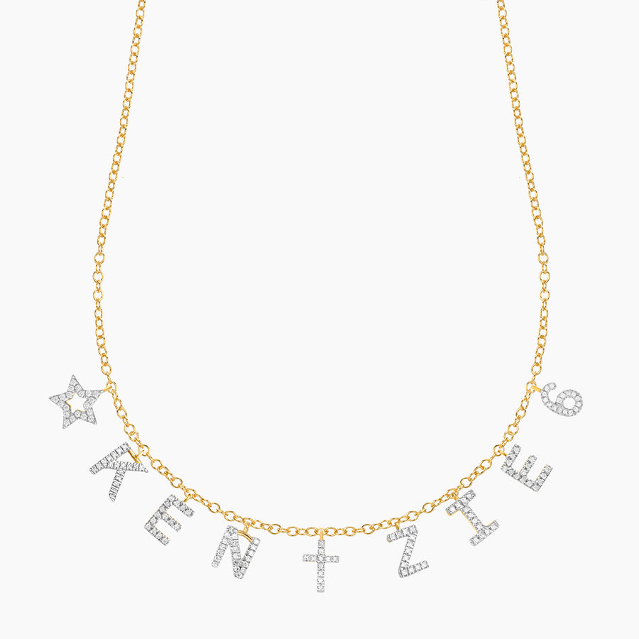 Name + Charms Necklace