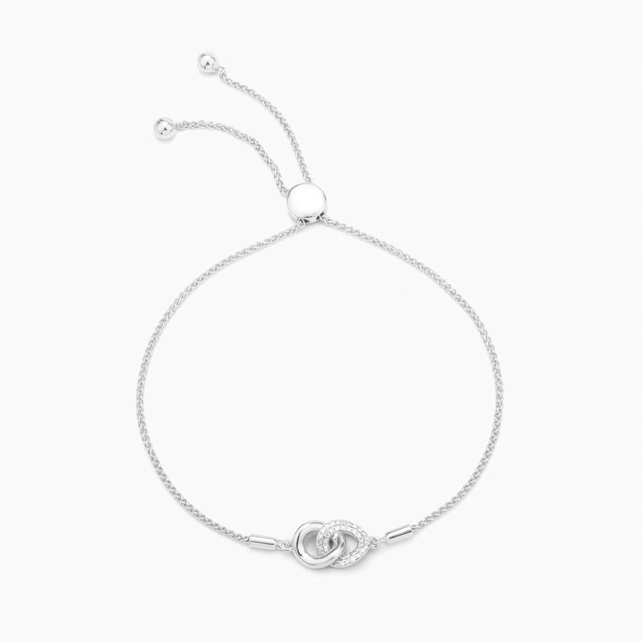 Entwined Discs Bolo Bracelet