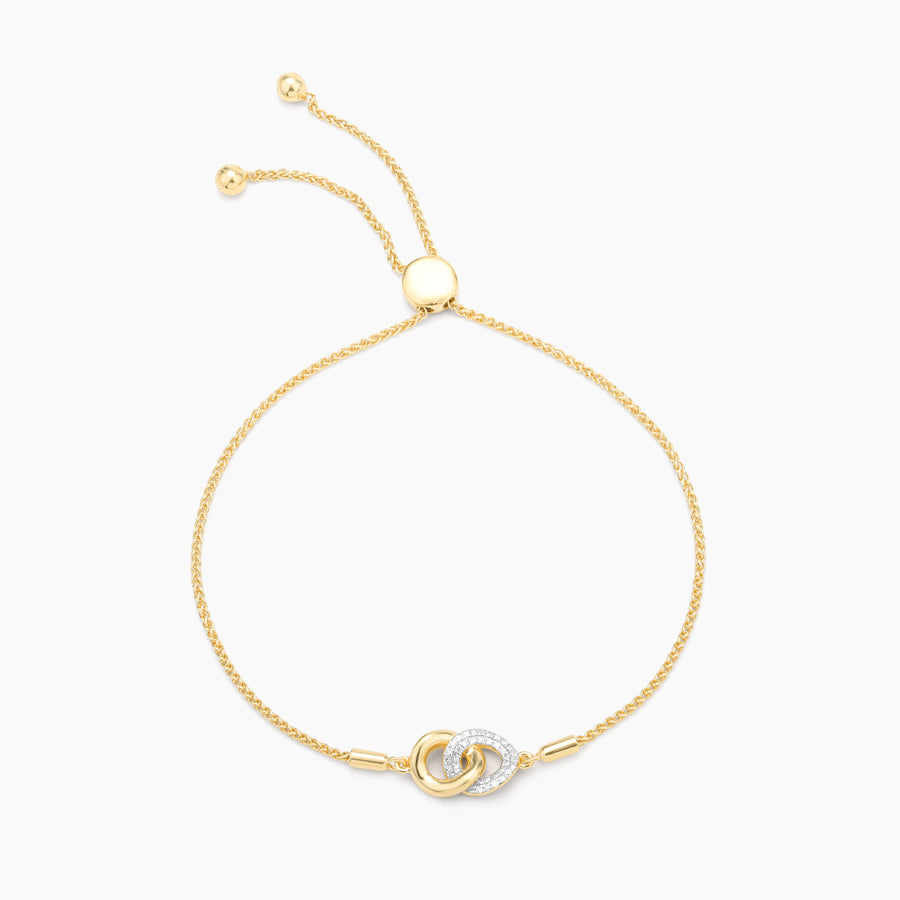 Entwined Discs Bolo Bracelet