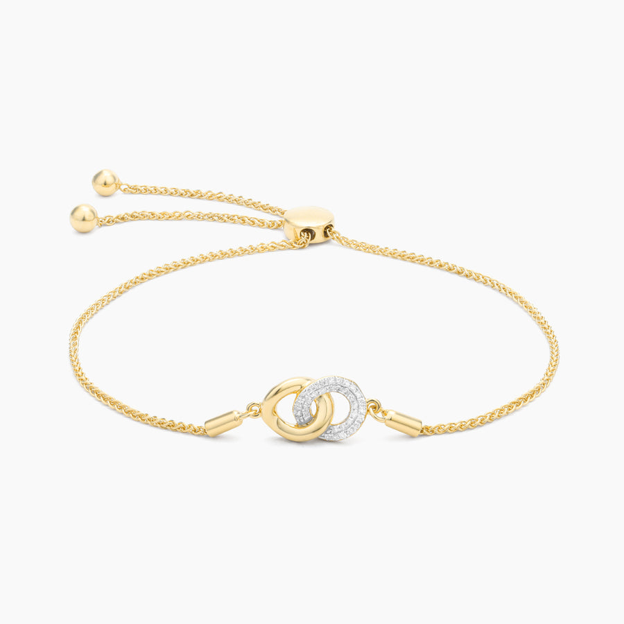 Entwined Discs Bolo Bracelet