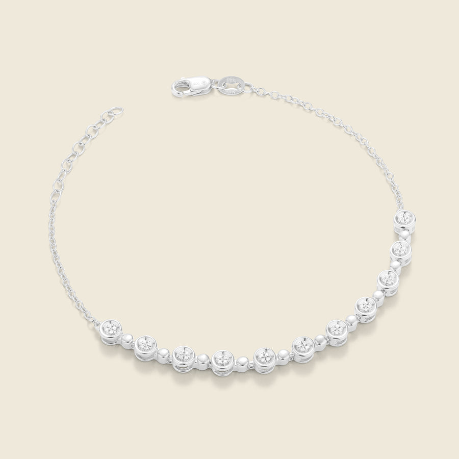 Bezel Set Tennis Bracelet