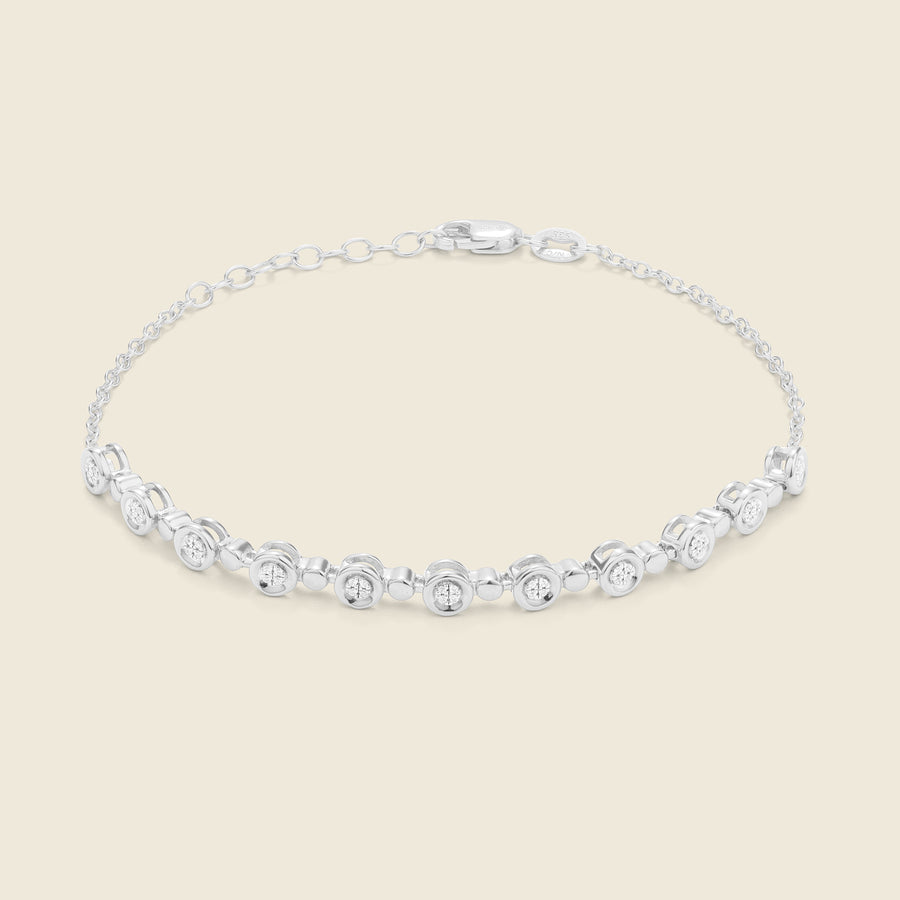 Bezel Set Tennis Bracelet