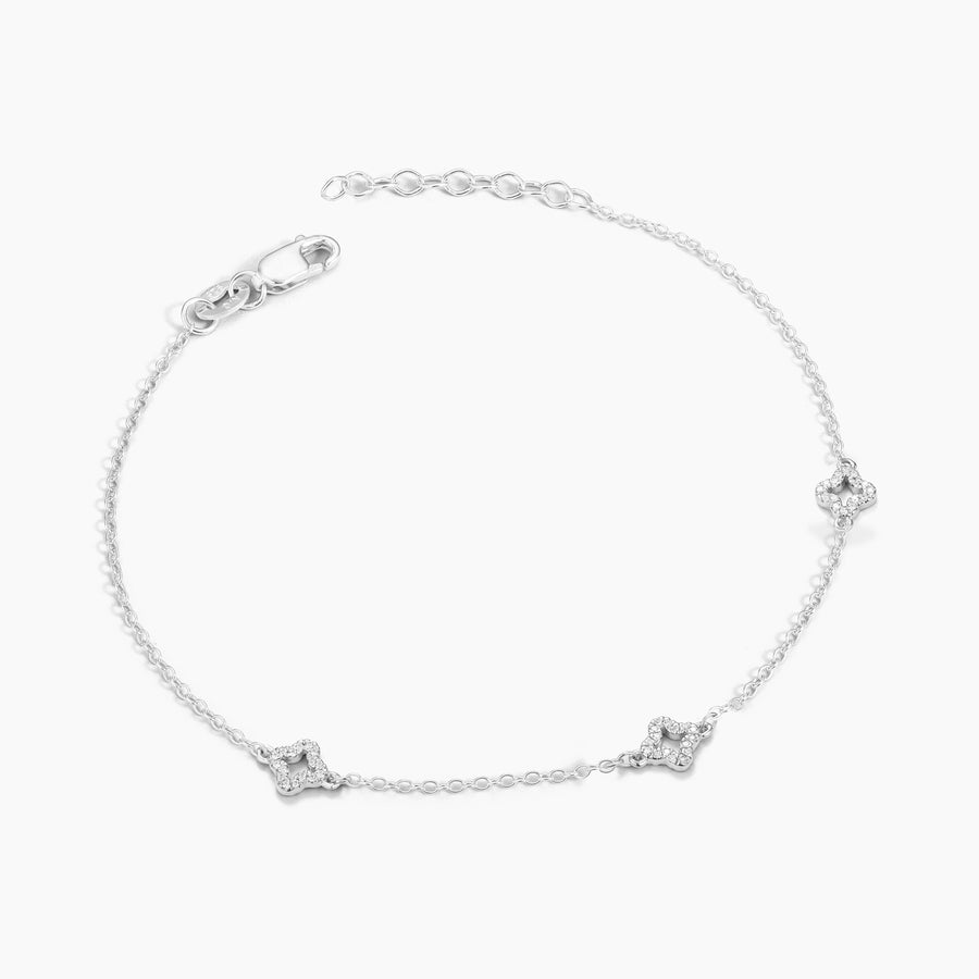 Diamond Station Chain Bracelet