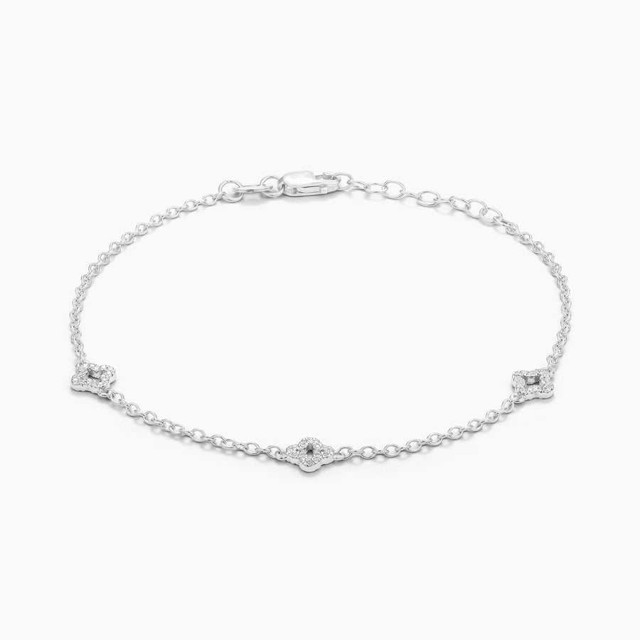 Diamond Station Chain Bracelet