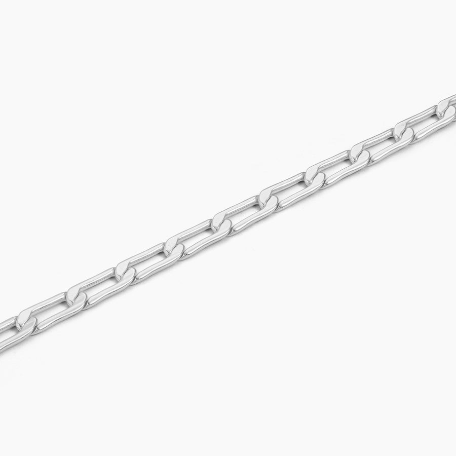 Flat Curb-Link Charm Bracelet