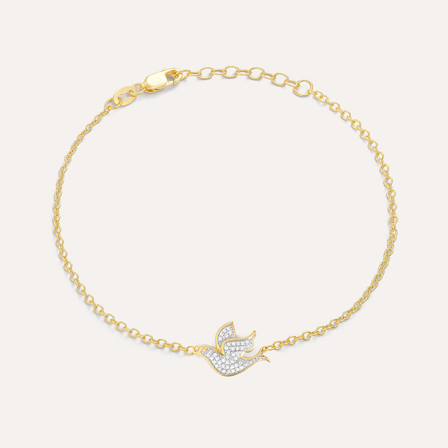 Dove Chain Bracelet