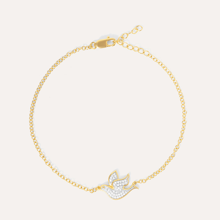 Dove Chain Bracelet