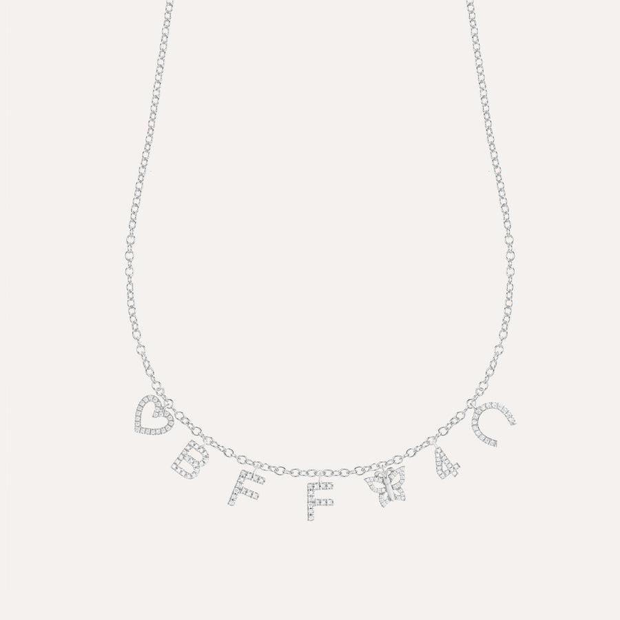 Name + Charms Necklace