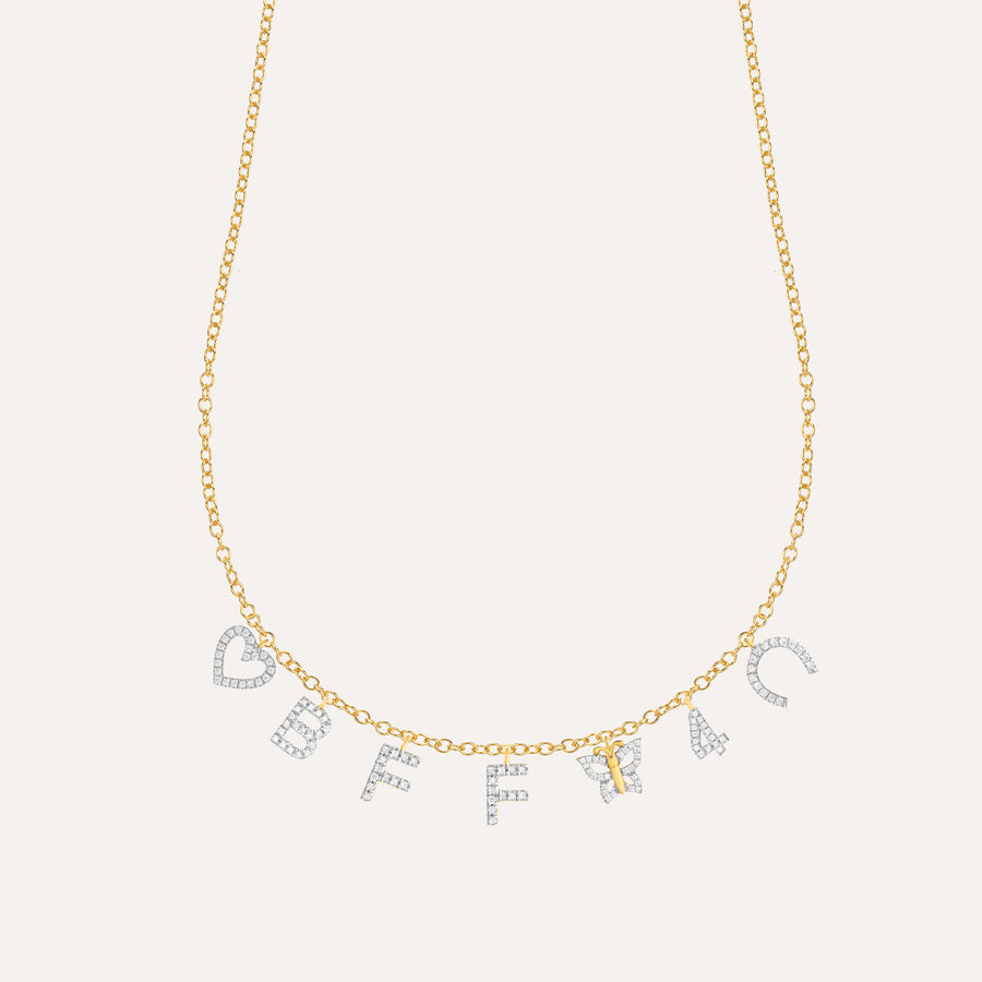 Name + Charms Necklace