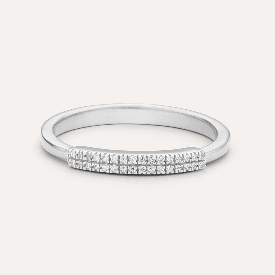 Bar None Stackable Ring