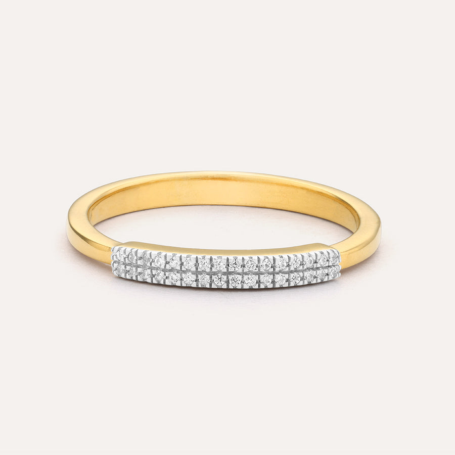 Bar None Stackable Ring