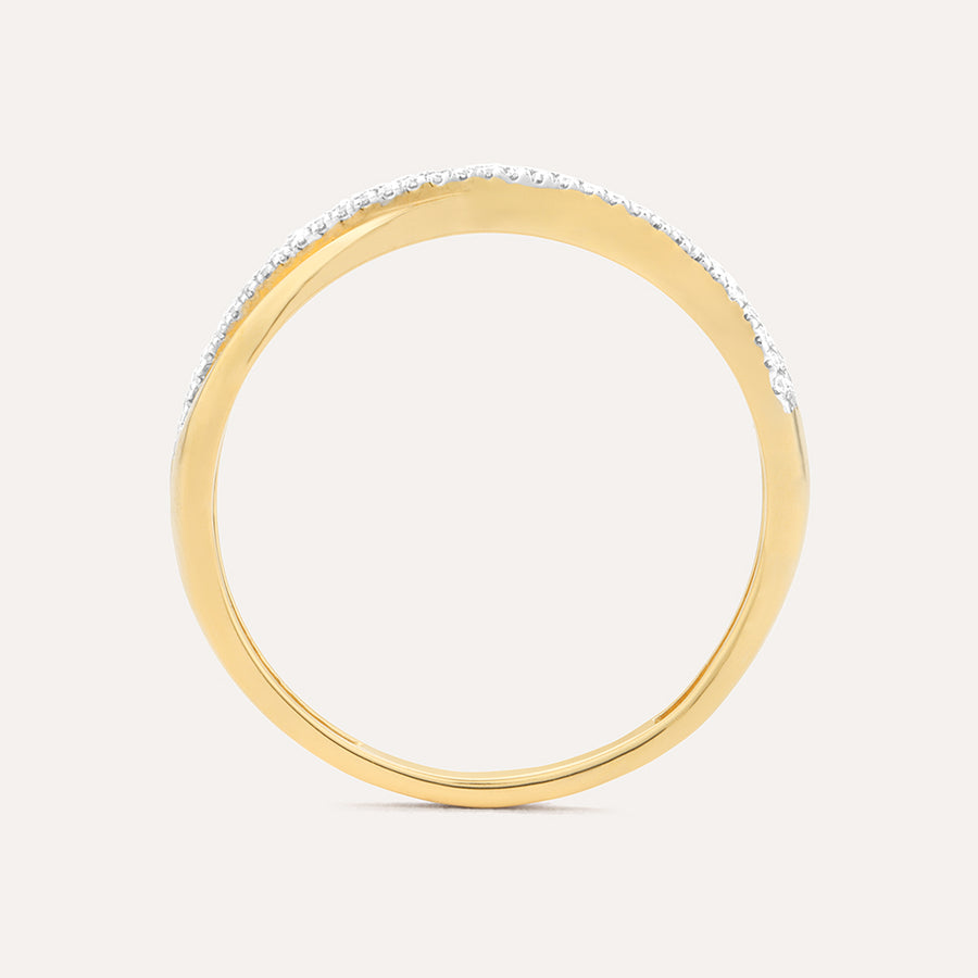 Crisscross Stackable Ring