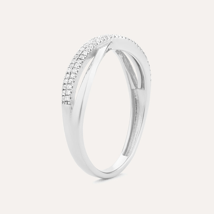 Crisscross Stackable Ring