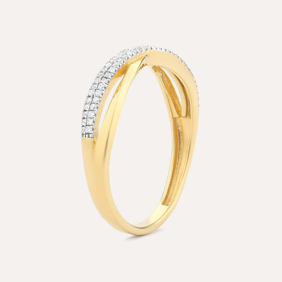 Crisscross Stackable Ring