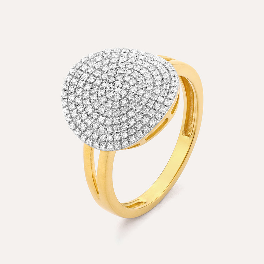 Right Round Statement Ring