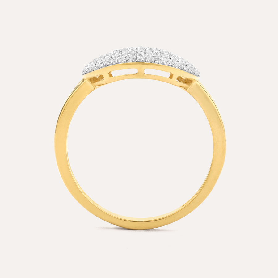 Right Round Statement Ring