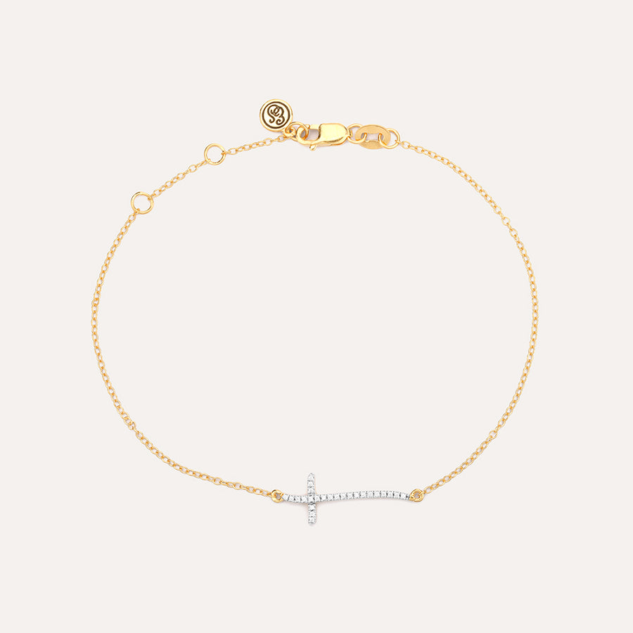 Criss Cross Chain Bracelet