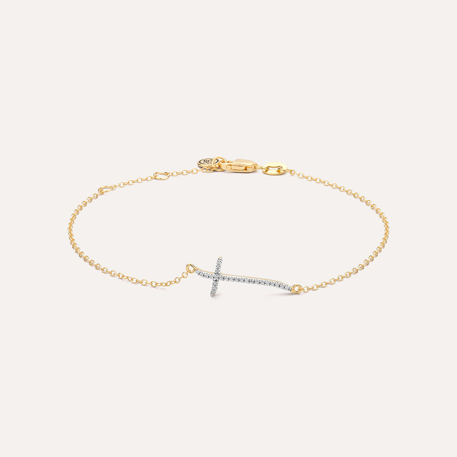 Criss Cross Chain Bracelet