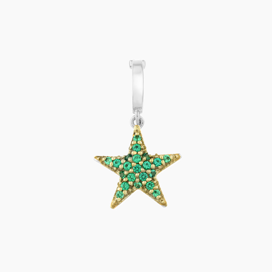 Green Star Charm