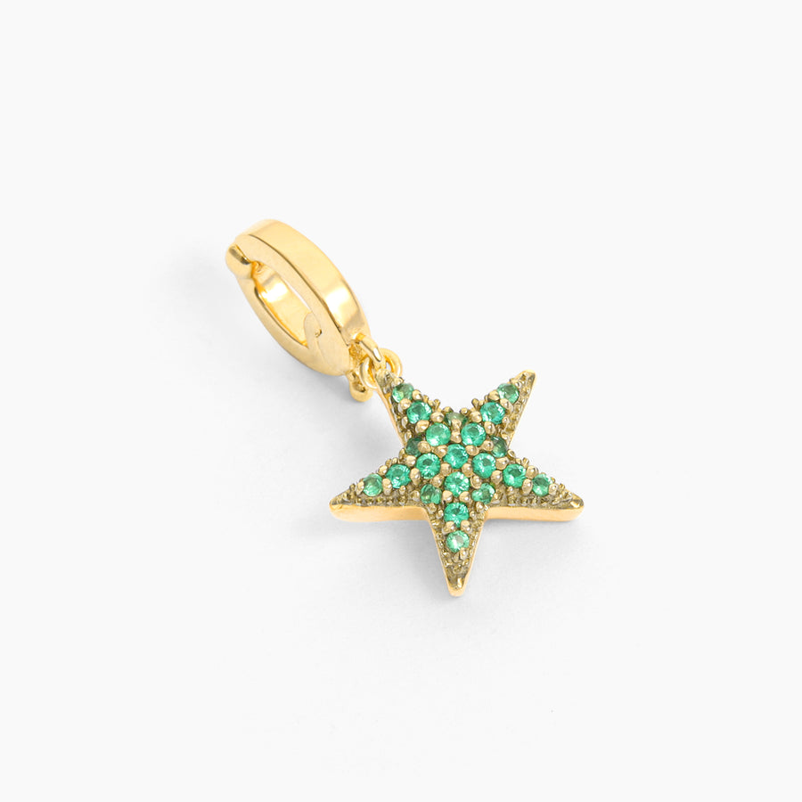 Green Star Charm