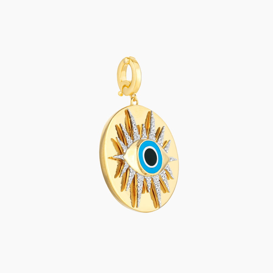 Boho Evil Eye Medallion Charm