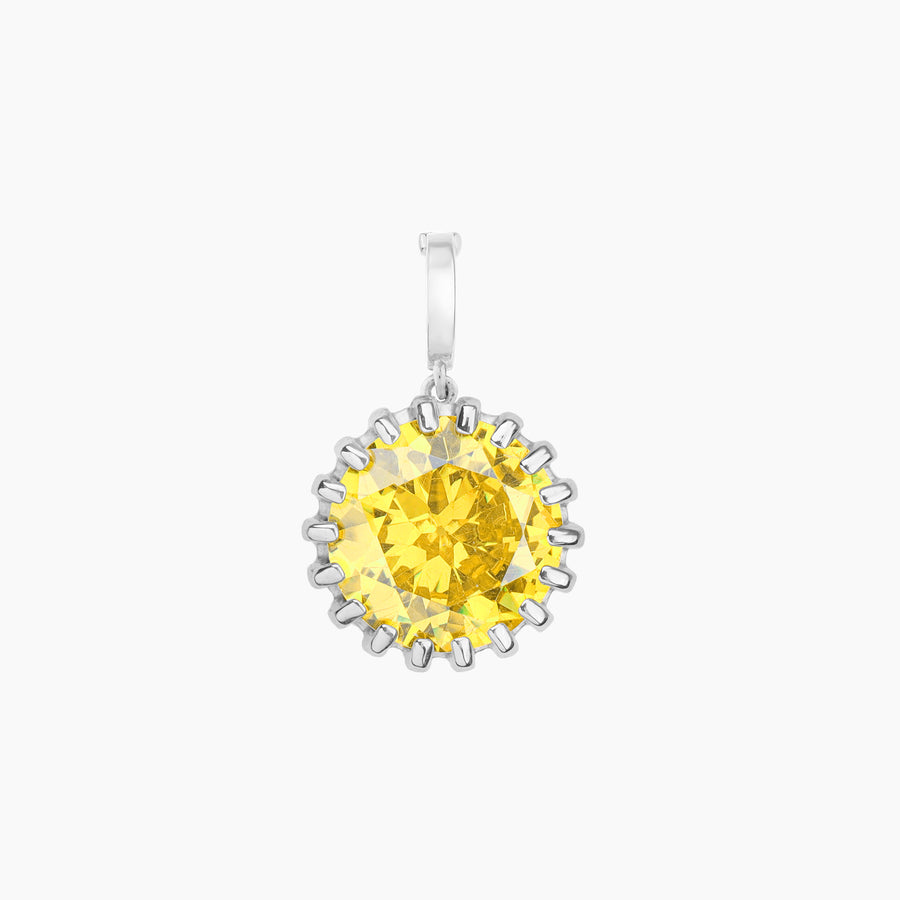 Yellow Topaz Birthstone Charm