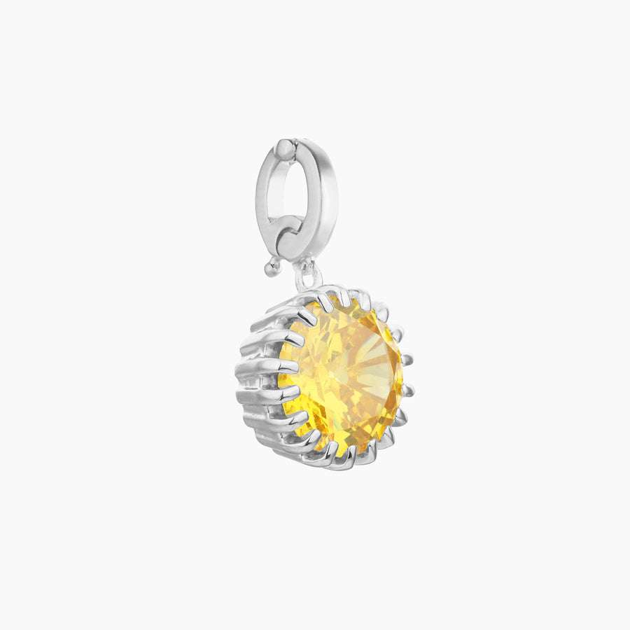 Yellow Topaz Birthstone Charm