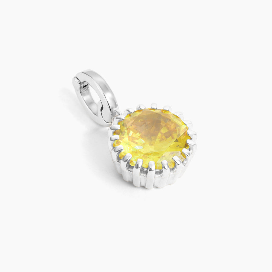 Yellow Topaz Birthstone Charm