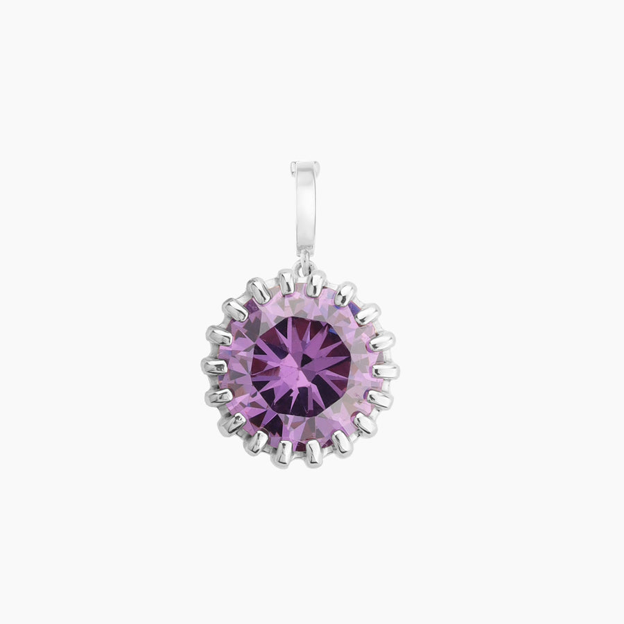 Amethyst Birthstone Charm