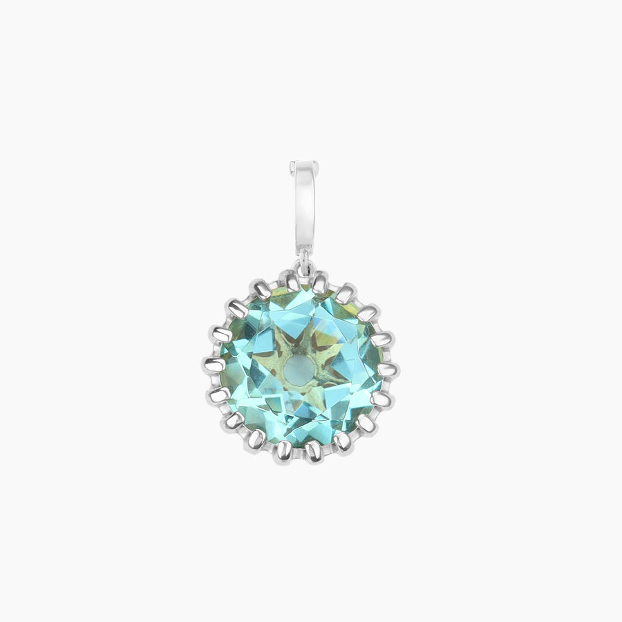 Aquamarine Birthstone Charm