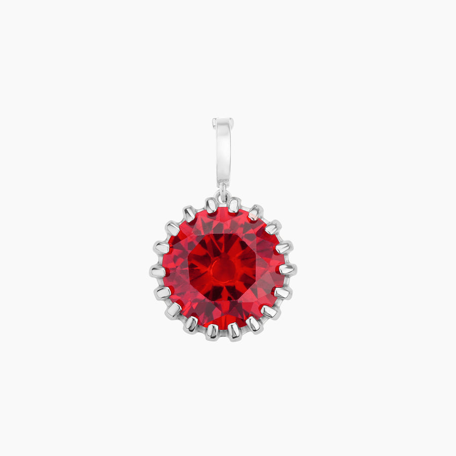 Garnet Birthstone Charm