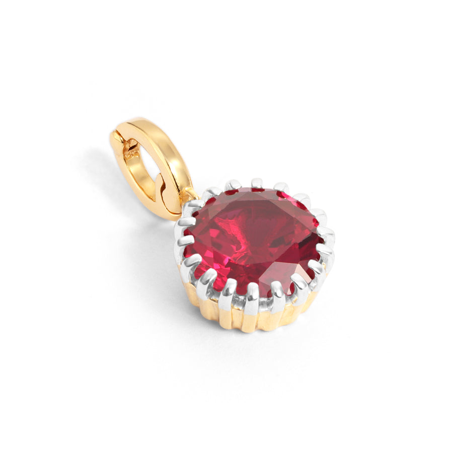 Garnet Birthstone Charm