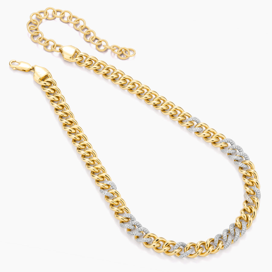 Duo-Tone Cuban Necklace