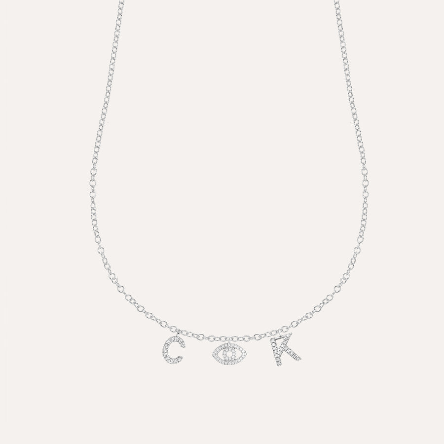 Name + Charms Necklace