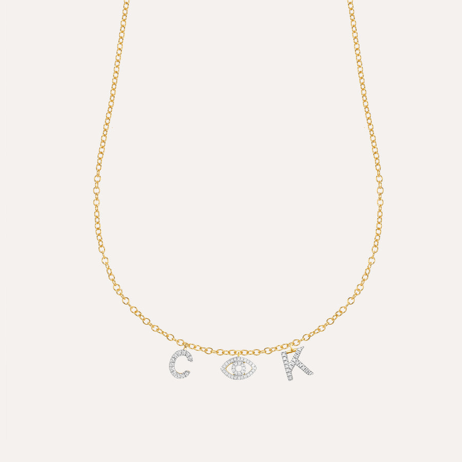 Name + Charms Necklace