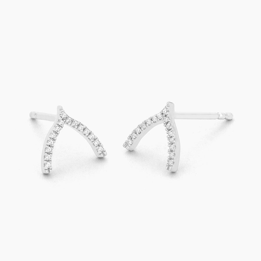 Wishbone Stud Earrings