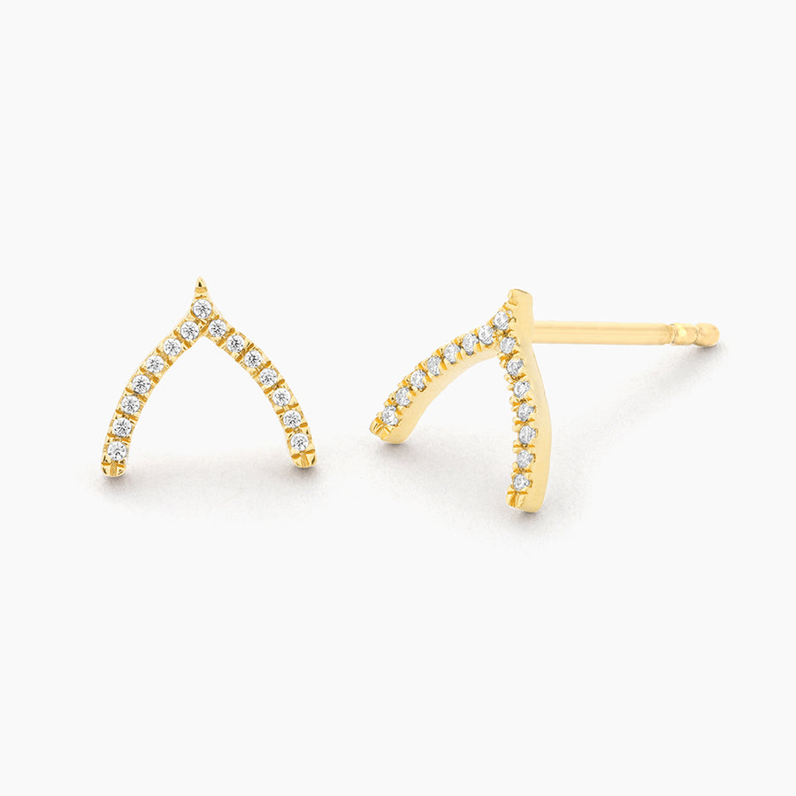 Wishbone Stud Earrings