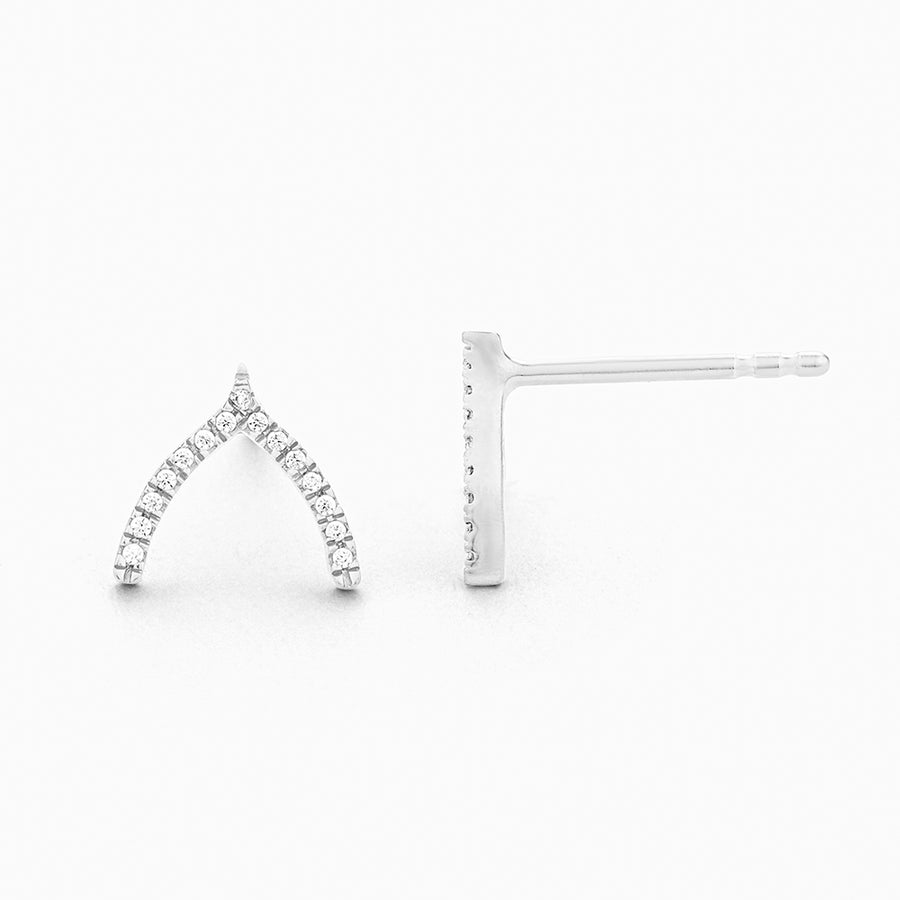 Wishbone Stud Earrings