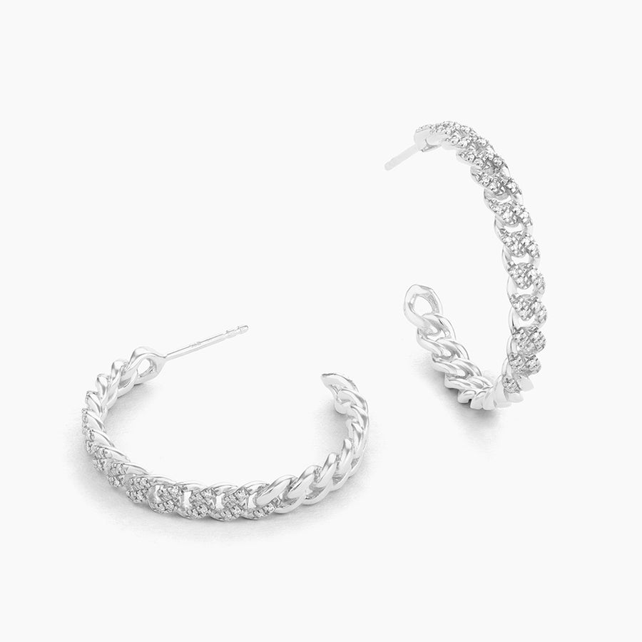 Close Knit Hoop Earrings