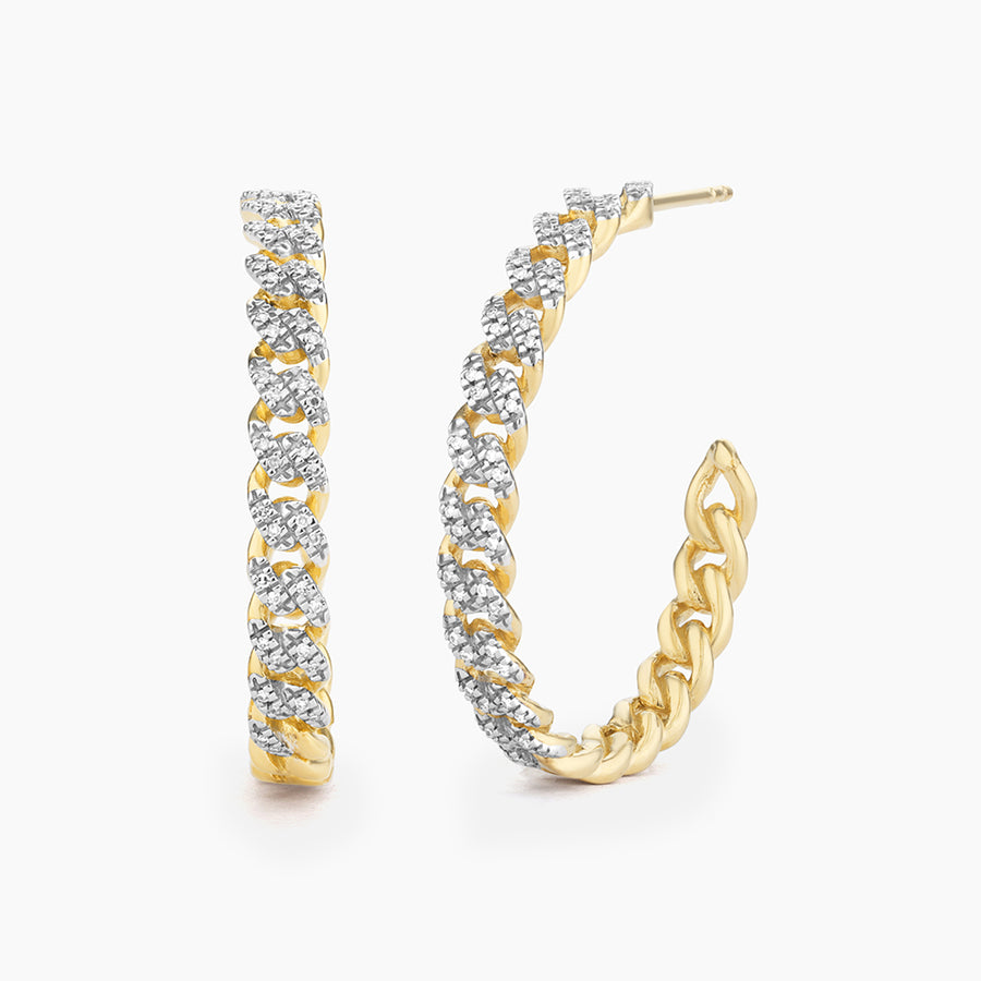 Close Knit Hoop Earrings