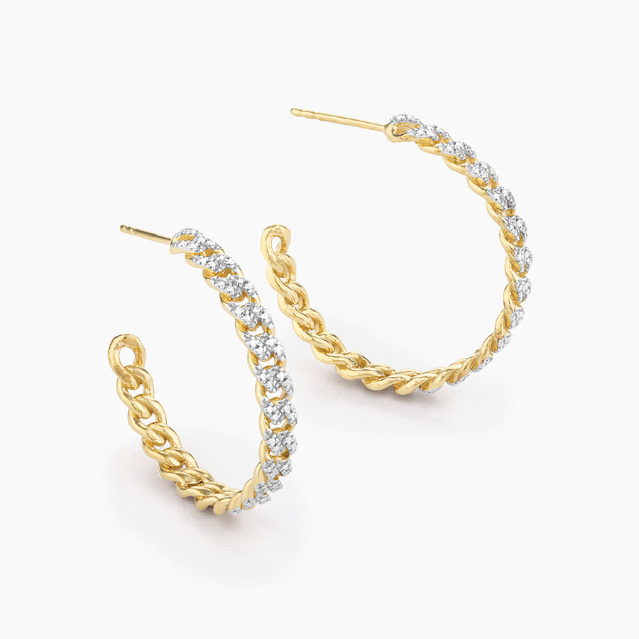 Close Knit Hoop Earrings