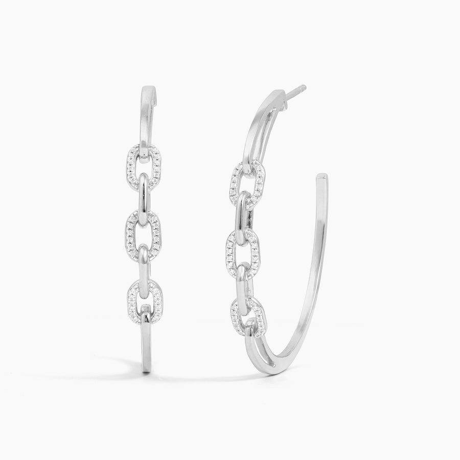 Link Up Hoop Earrings