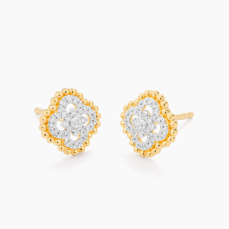 Beaded Bloom Stud Earrings