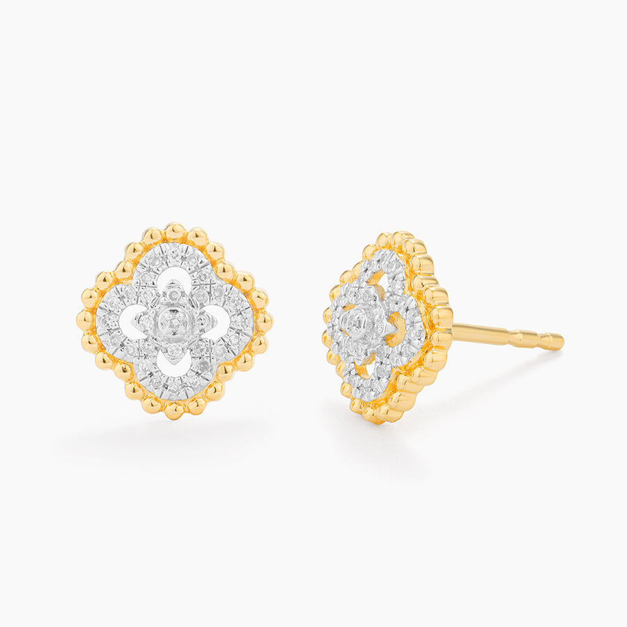 Beaded Bloom Stud Earrings