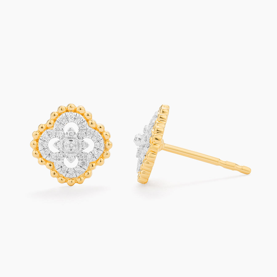 Beaded Bloom Stud Earrings