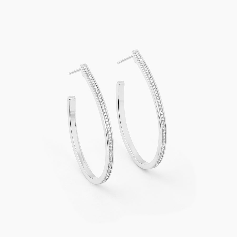 Rain Drop Hoop Earrings