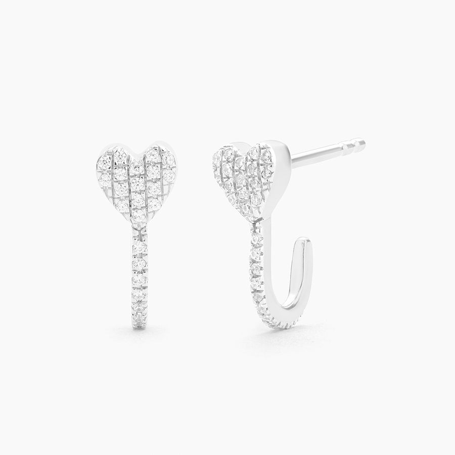 Mon Amie Ma Chérie Heart Stud Earrings