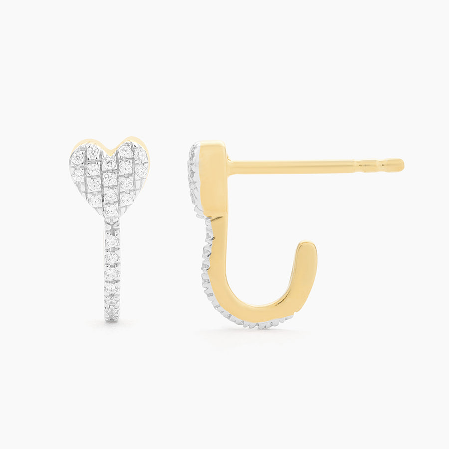 Mon Amie Ma Chérie Heart Stud Earrings